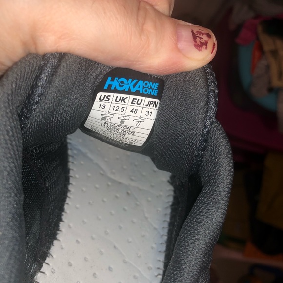 Hoka mens sneakers trainers running shoes size 13 - Picture 5 of 5